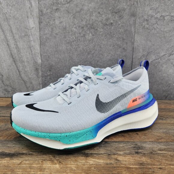 Nike ZoomX Invincible 3 Size 11.5 Mens Pure Platinum Black Running Shoes main image 8